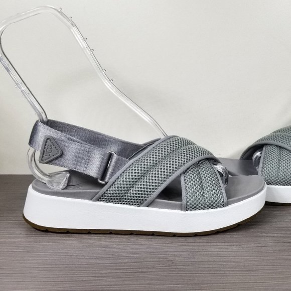 UGG Gray Mesh Sandals - Picture 7 of 11